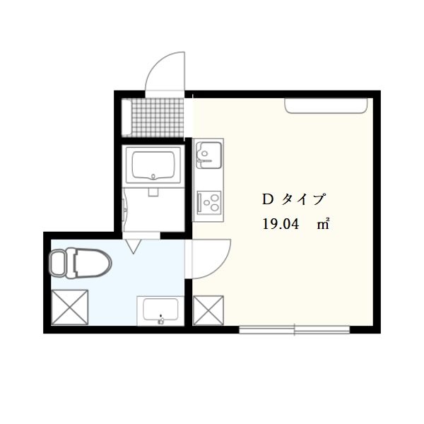プラティーク代沢 間取り図