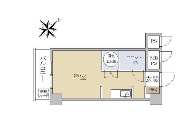 銀座永谷タウンプラザ 406号室 間取り