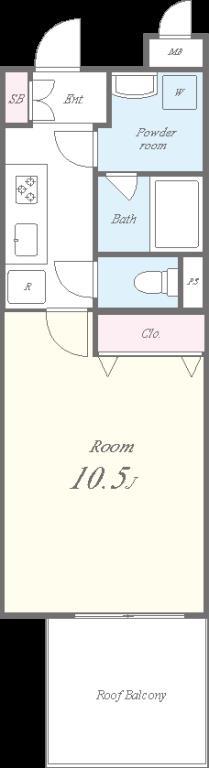 ROOTs Shibuya Honmachi キッチン