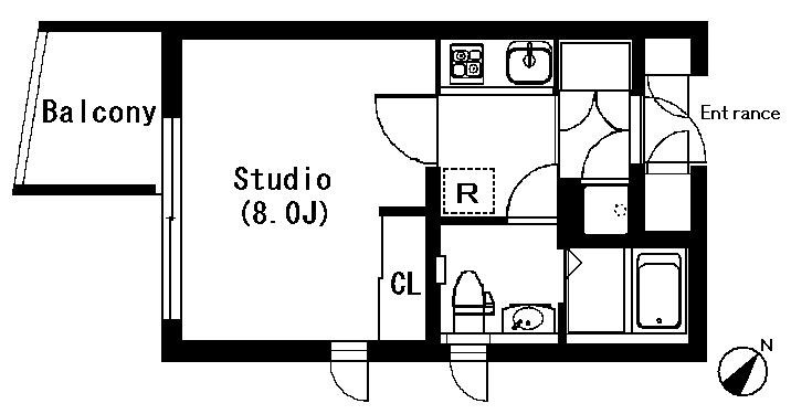 ラティエラ武蔵小山 間取り図