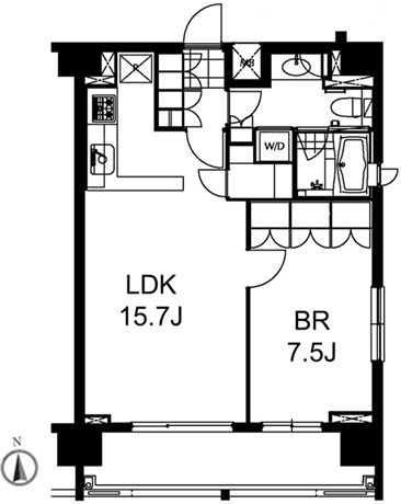 芝ウエスト 間取り図