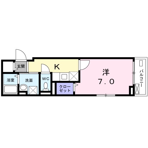 Ｙ・Ｓ　中野坂上 間取り図