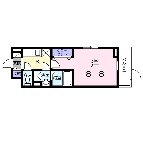 ベル西早稲田 間取り図
