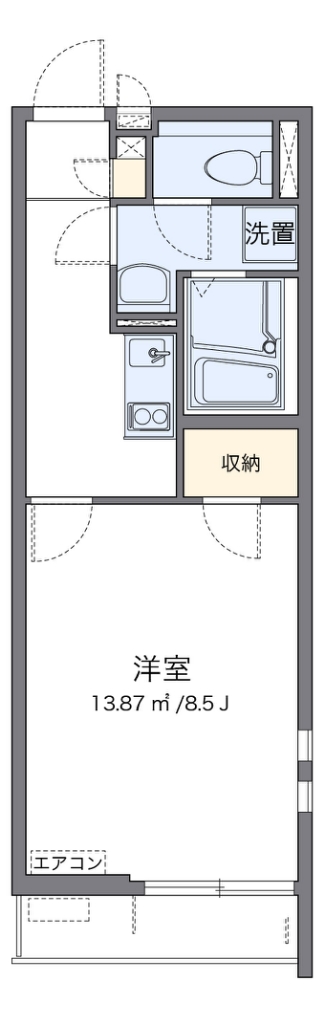 クレイノチガヤ 間取り図