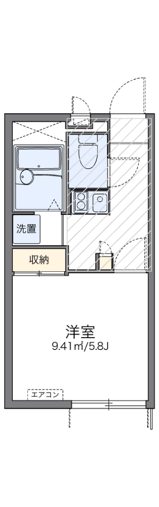 レオパレススペーシア　東池袋 間取り図