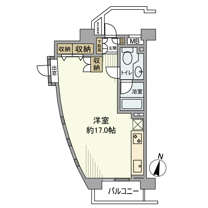 フリーディオ大崎 間取り図