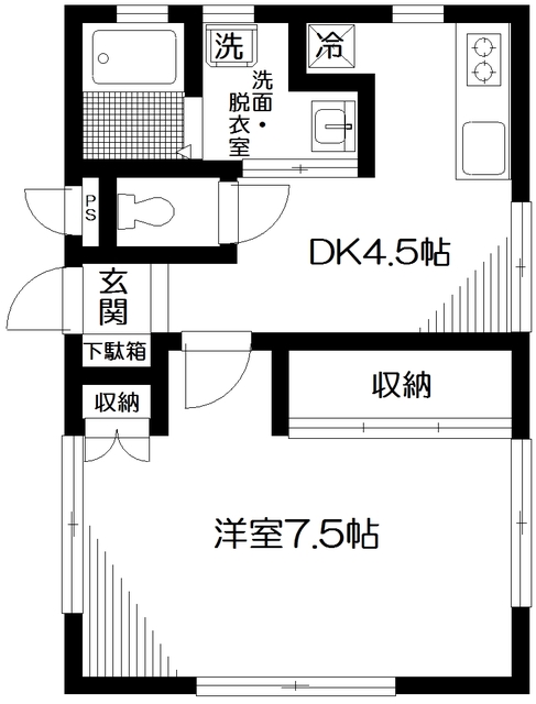 ストーン目黒 間取り図
