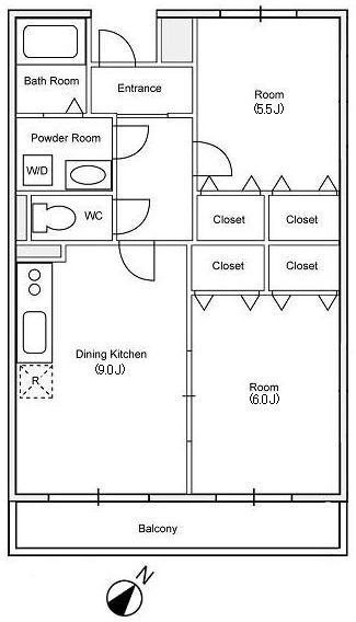 グランドプラム岡本 間取り図