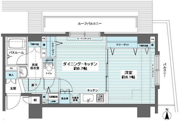 フェニックス高円寺伍番館 間取り図