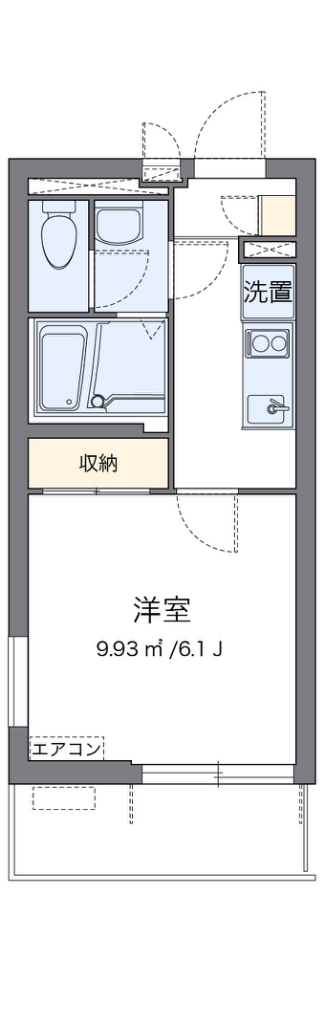 クレイノ南品川ハイツⅢ 間取り図