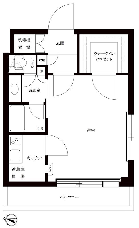 ルーブル学芸大学五番館 間取り図