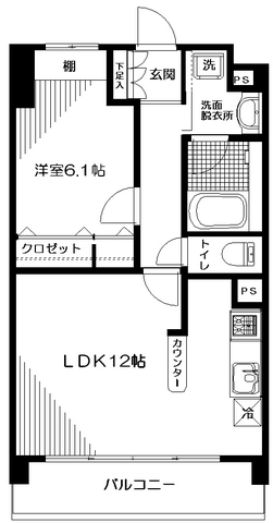ノブレ浜田山 間取り図