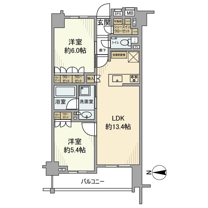 オープンレジデンシア千駄木 202号室 間取り