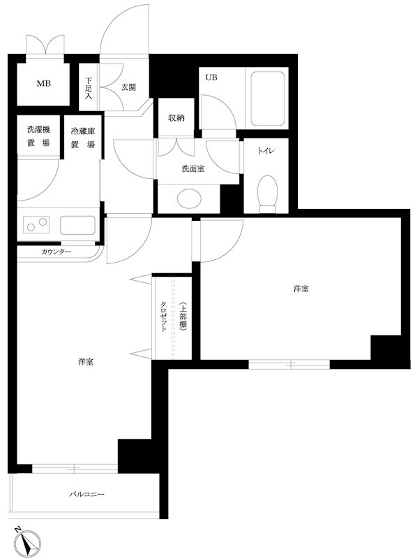 ルーブル学芸大学参番館 間取り図