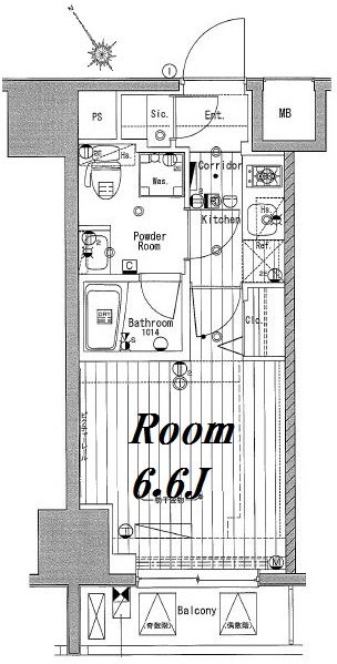 メイクスデザイン池袋 間取り図
