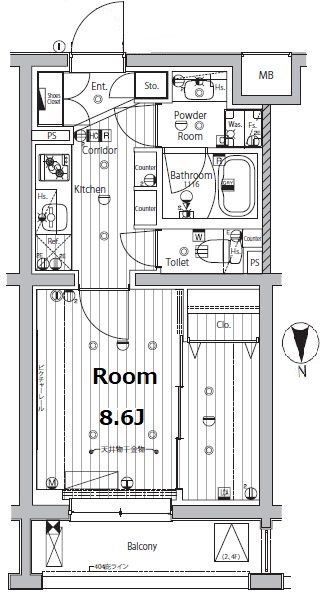 メイクスデザイン学習院下 間取り図