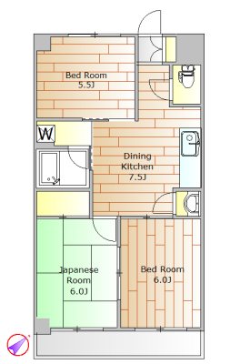 第2ドウェル 間取り図