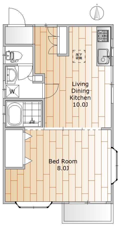 グレース永福No.5 間取り図