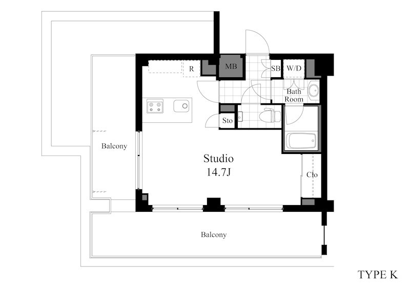 ラティエラ成城学園前 903号室 間取り