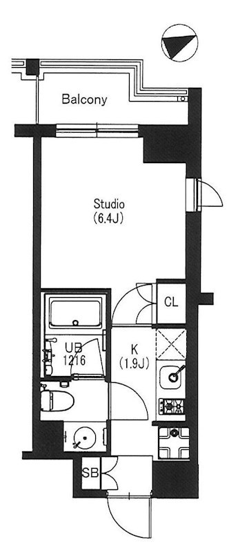 エスティメゾン中野 307号室 間取り
