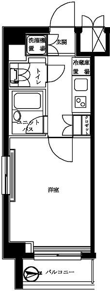 ルーブル白金高輪弐番館 407号室 間取り