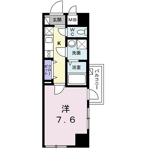 プレジール　シナガワ 間取り図