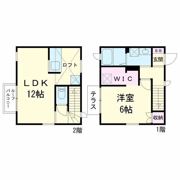 シャンティニエ　コノム 間取り図