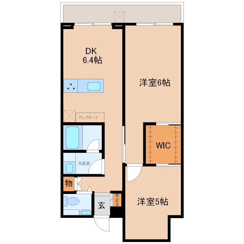 シトラスⅠ 301号室 間取り