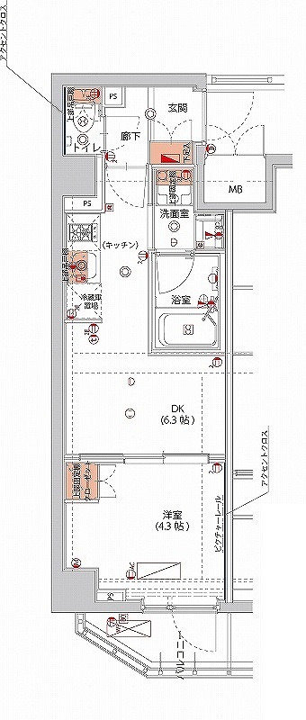 ハーモニーレジデンス神楽坂ヒルズsecond 間取り図