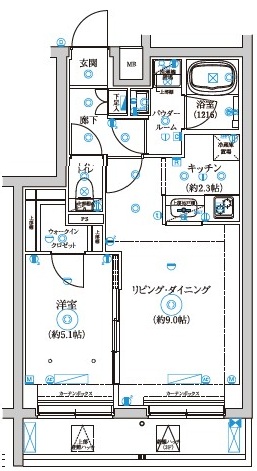 セジョリ中野富士見町 間取り図