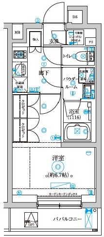 セジョリ中野富士見町 間取り図