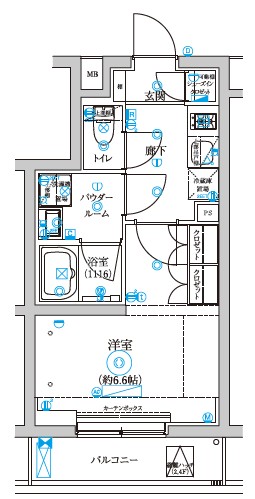 セジョリ中野富士見町 間取り図