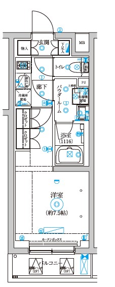 セジョリ中野富士見町 間取り図
