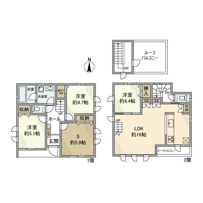 松原戸建 間取り