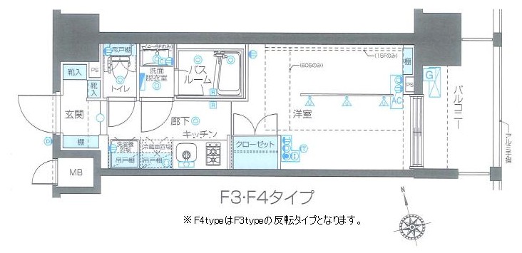 ZOOM品川南 間取り図