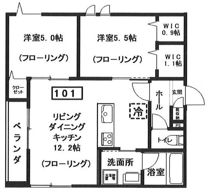 仮)へーベルメゾン中央5丁目北棟  間取り図