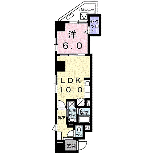サンブルーム　赤坂 間取り図