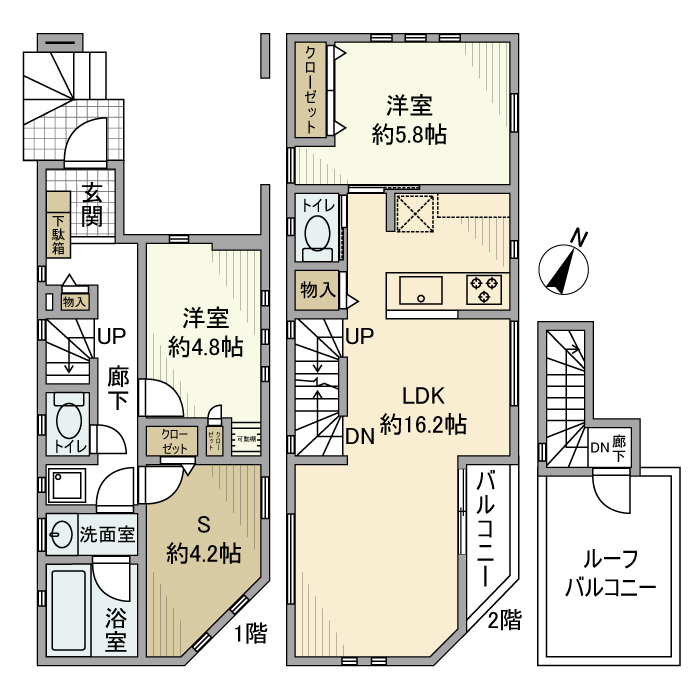 野方戸建 間取り