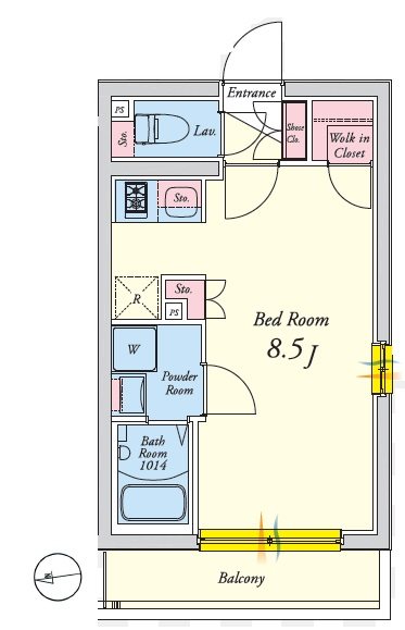 ルネサンスコート三軒茶屋カルム 間取り図