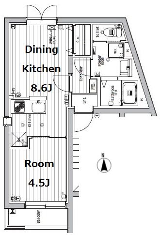 ブリステラス学芸大学前 間取り図