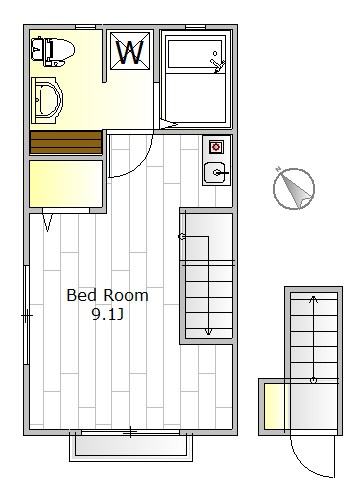 シャイニング駒沢 201号室 間取り