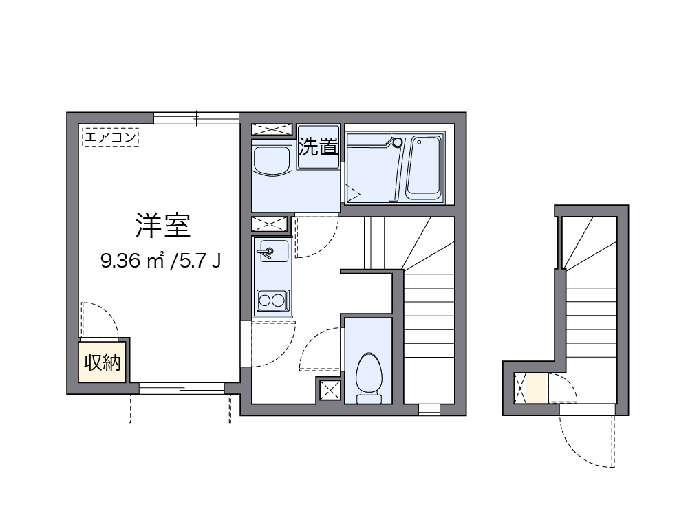 クレイノ久我山 間取り図