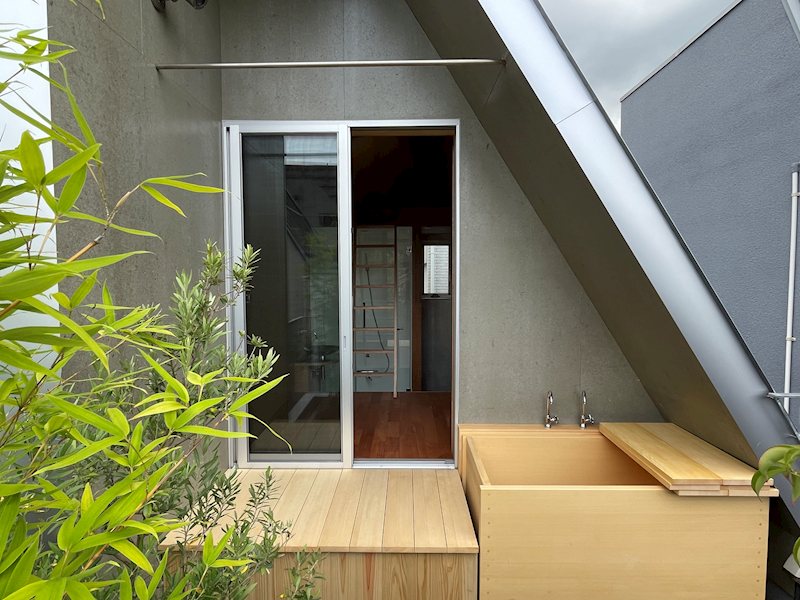 森本邸 ベランダ