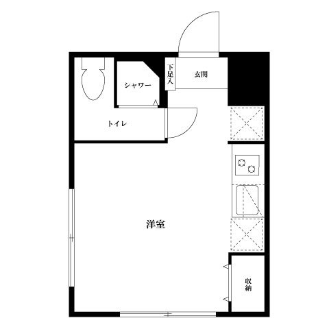 ルシール新中野 305号室 間取り
