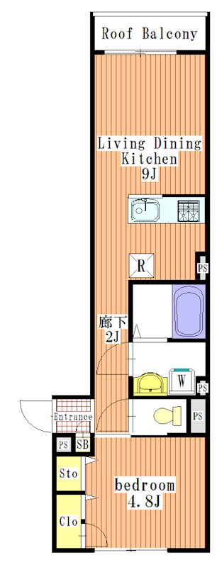 カーサ大井倉田 間取り図