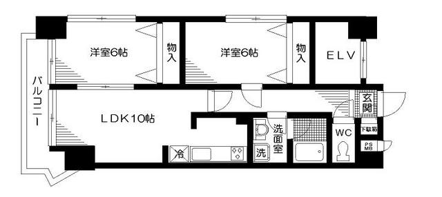 セリジア三宿 間取り図