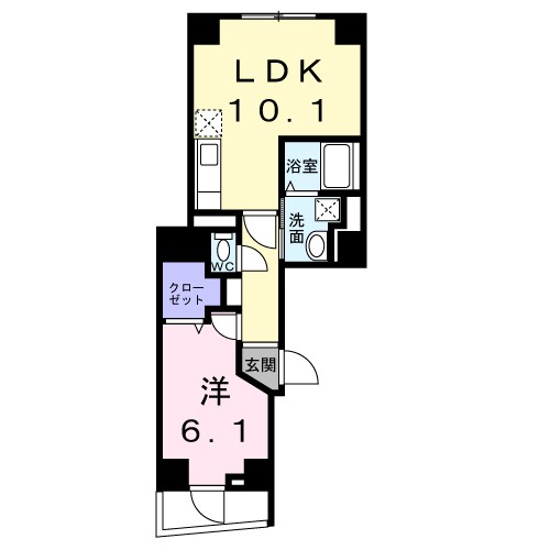 チアーズ千駄木 間取り図