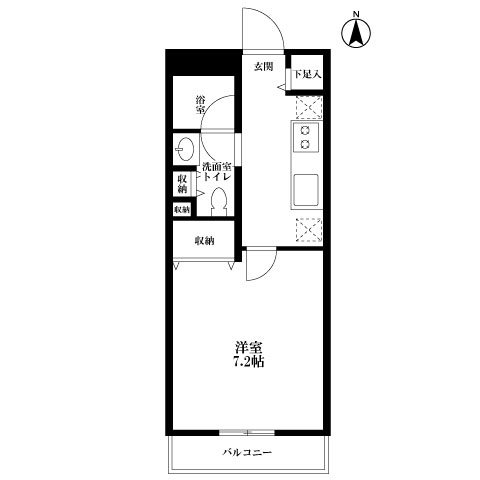 三和北新宿 902号室 間取り
