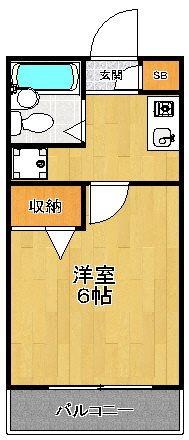 レジデンス・ド・レイーヌ 402号室 間取り