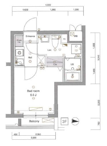 アルテシモパーチェ 304号室 間取り